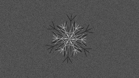 Abstract Background Morphing Geometric Snowflake 21 Stock Footage 99742226