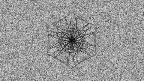 Abstract Background Morphing Geometric Snowflake 22 Stock-Footage 99742930