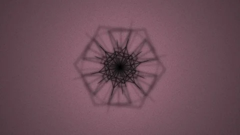 Abstract Background Morphing Geometric Snowflake 12 Stock-Footage 99743598
