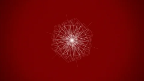 Abstract Background Morphing Geometric Snowflake10 Stock Footage 99742000