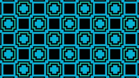 Abstract background mosaic of red and blue shapes Video stock 191535945