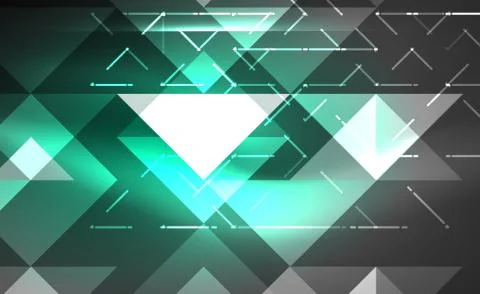 Abstract background, mosaic triangle pattern with transparent effects on glowing 스톡 일러스트