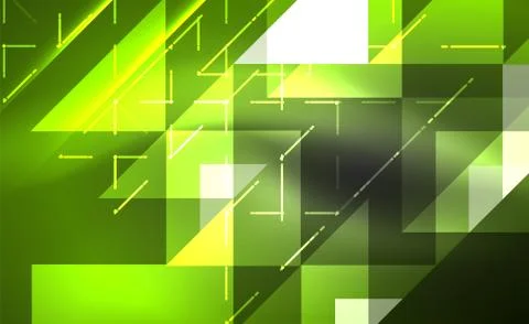 Abstract background, mosaic triangle pattern with transparent effects on glowing 스톡 일러스트