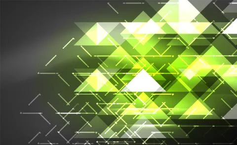 Abstract background, mosaic triangle pattern with transparent effects on glowing 스톡 일러스트
