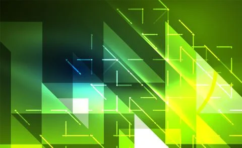 Abstract background, mosaic triangle pattern with transparent effects on glowing 스톡 일러스트