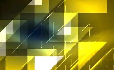 Abstract background, mosaic triangle pattern with transparent effects on glowing 스톡 일러스트