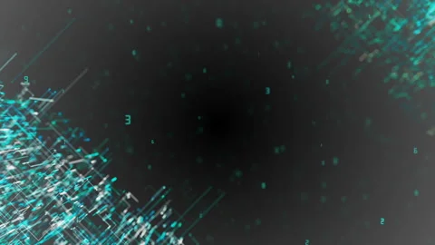Abstract background with motion animation lines for a fiber optic network. Magic Stock Footage 88210631