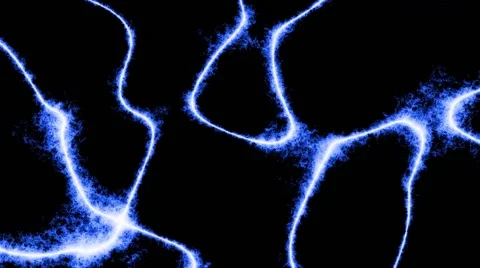 Abstract background motion - curved flashes blue Video stock 40428853