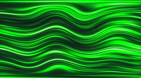 Abstract background motion - green waves horizontally Stock Footage 40431183