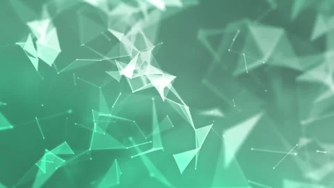 Abstract background with motion plexus of dots and lines background. Video stock 294683486