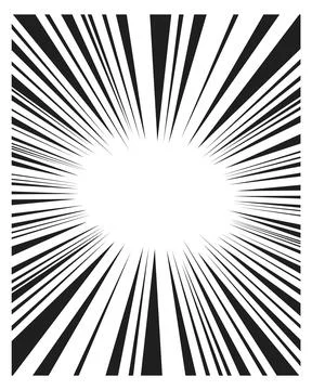 Abstract background with motion speed lines. Comic style layout Stock Illustration