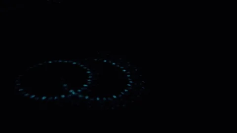 Abstract background. Motion swirl. Glowing circle. Bright spiral. Glow podium Vidéo 127045231
