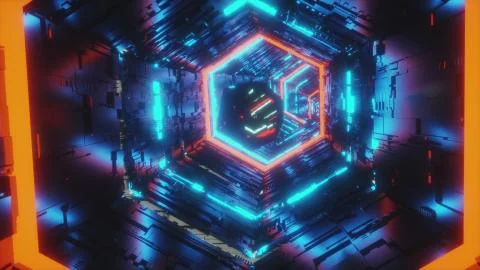 Abstract background motion video of a specular gem moving in the center of Stock Illustration