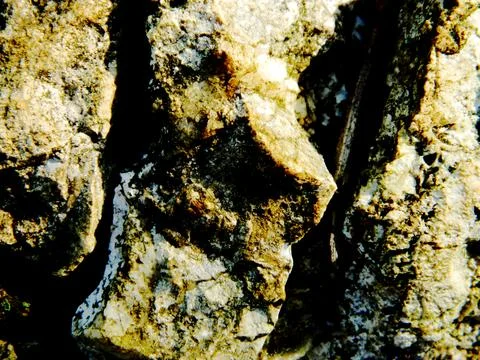 Abstract background with mountain rocks. Large shaped rocks that can be fou.. Stock Photos