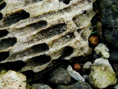 Abstract background with mountain rocks. Large shaped rocks that can be fou.. Stock Photos