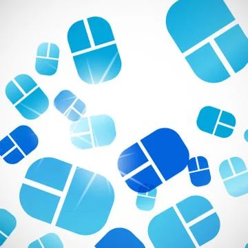 Abstract background: mouse Illustrazione stock