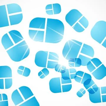 Abstract background: mouse Illustrazione stock