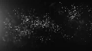 Abstract Background With Moving And Flicker Particles. On Beatiful Relaxing Stock Footage