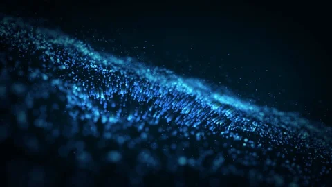 Abstract background with moving and flicker particles. Stock Footage 101788486