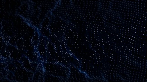 Abstract background of moving and flicker particles. Backdrop of bokeh. Stock Footage 126833126