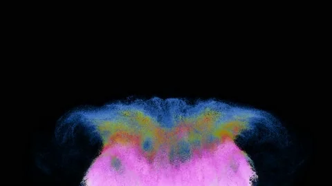 Abstract background with moving and flicker particles Stock Footage 135777686