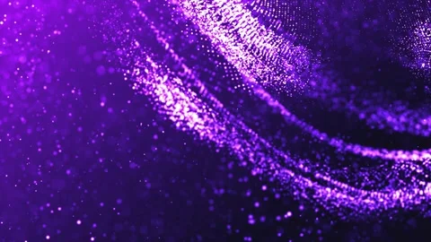 Abstract background with moving and flicker particles. Backdrop of bokeh. Ani Stock Footage 143298602