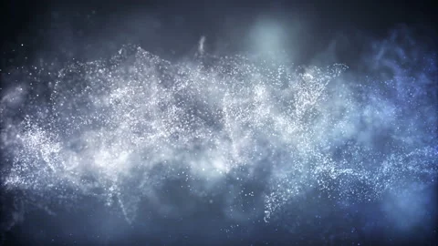 Abstract background of moving and flicker particles Stock Footage 152809315