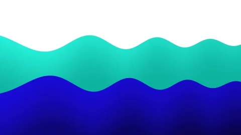 An abstract background with moving blue, teal, and white wavy layers. Stock Footage 319389666