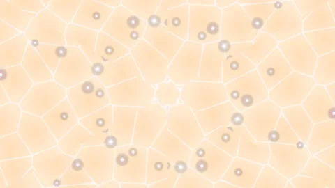 Abstract Background with Moving Circles and Shapes. Stock Footage 331358418