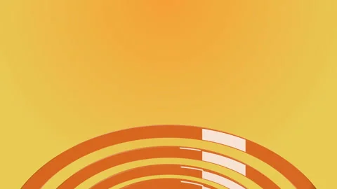 Abstract background with moving circles. Seamless looped video Stock Footage 121553185