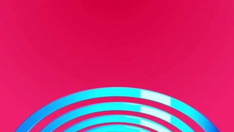 Abstract background with moving circles. Seamless looped video Stock Footage 121553450