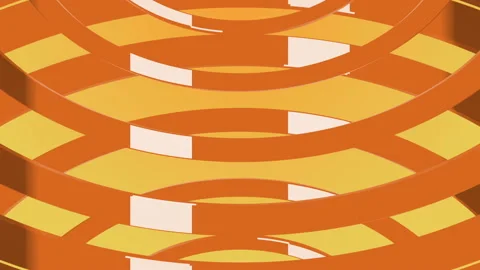 Abstract background with moving circles. Seamless looped video Stock Footage 121655443