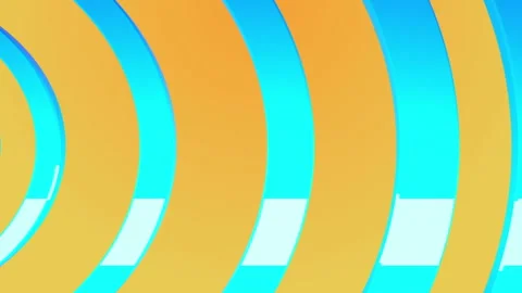 Abstract background with moving circles. Seamless looped video Stock Footage 121655483