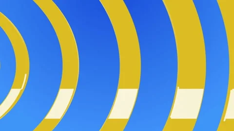 Abstract background with moving circles. Seamless looped video Stock Footage 121655515