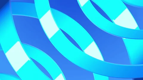 Abstract background with moving circles. Seamless looped video Stock Footage 121692242