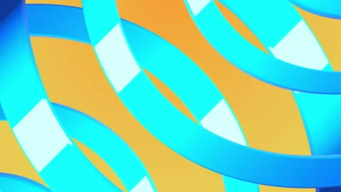 Abstract background with moving circles. Seamless looped video Stock Footage 121692345