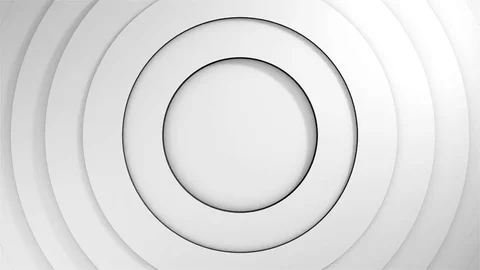 Abstract background with moving circular geometry of white color. Stock Footage 82460563