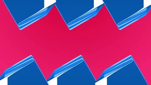 Abstract background with moving cubes. Seamless looped video Stock Footage 121699414