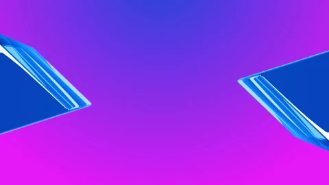 Abstract background with moving cubes. Seamless looped video 動画素材 121699644