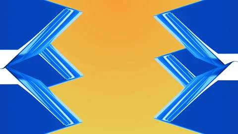 Abstract background with moving cubes. Seamless looped video Stock Footage 121699904