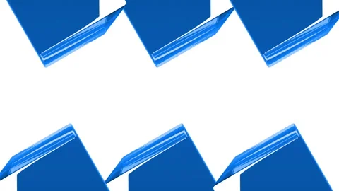 Abstract background with moving cubes. Seamless looped video 動画素材 121701017