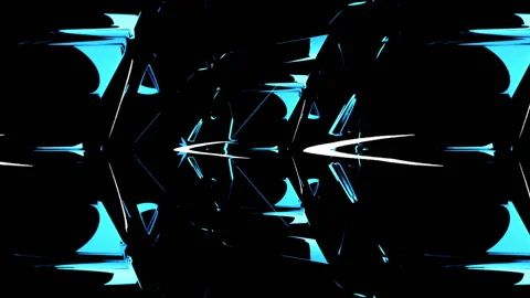 Abstract background with moving cubes. Seamless looped video Stock Footage 121736032