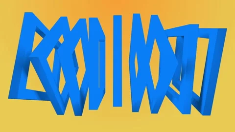 Abstract background with moving cubes. Seamless looped video Vídeo Stock 121943409