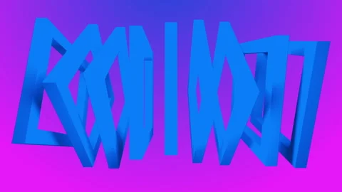 Abstract background with moving cubes. Seamless looped video Stock Footage 121943635