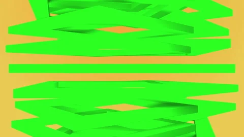 Abstract background with moving cubes. Seamless looped video 動画素材 121944029
