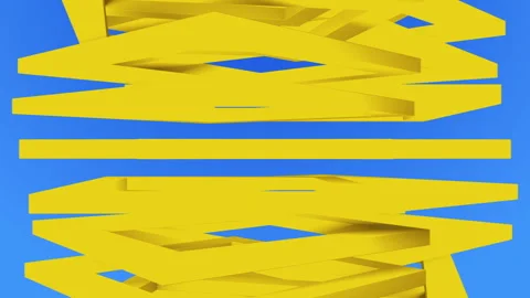 Abstract background with moving cubes. Seamless looped video Stock Footage 121944172