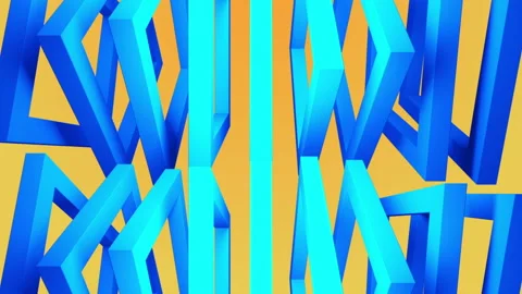 Abstract background with moving cubes. Seamless looped video Stock Footage 121944638