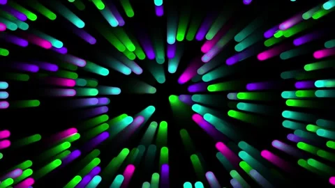Abstract background moving like disco lights with colorful lights Stock Footage 308948899