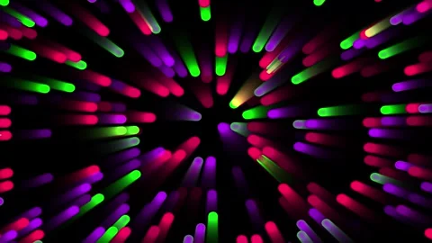 Abstract background moving like disco lights with colorful lights Stock Footage 308948904