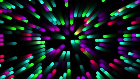 Abstract background moving like disco lights with colorful lights Stock Footage 308948912